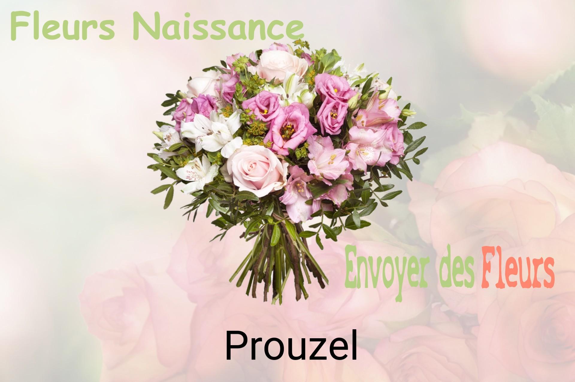 Bouquet de fleurs de naissance livré à Prouzel